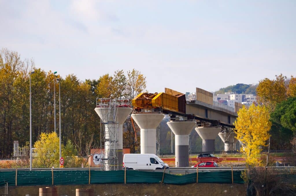 Travaux viaduc Montaudran Labège