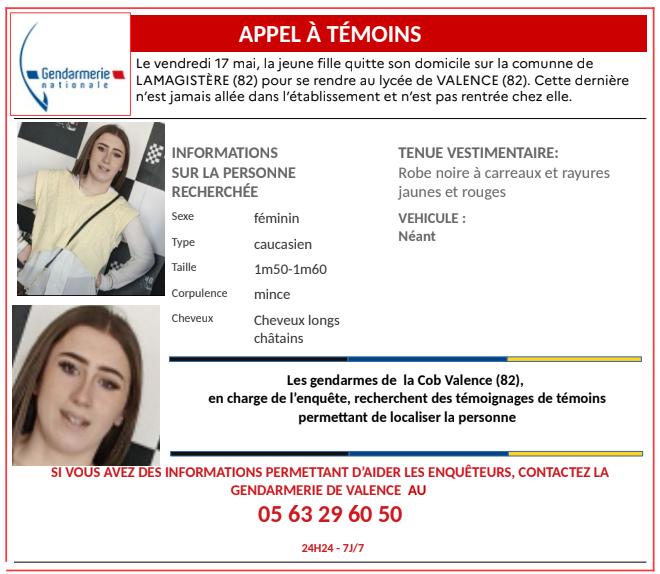 appel témoins tarn garonne