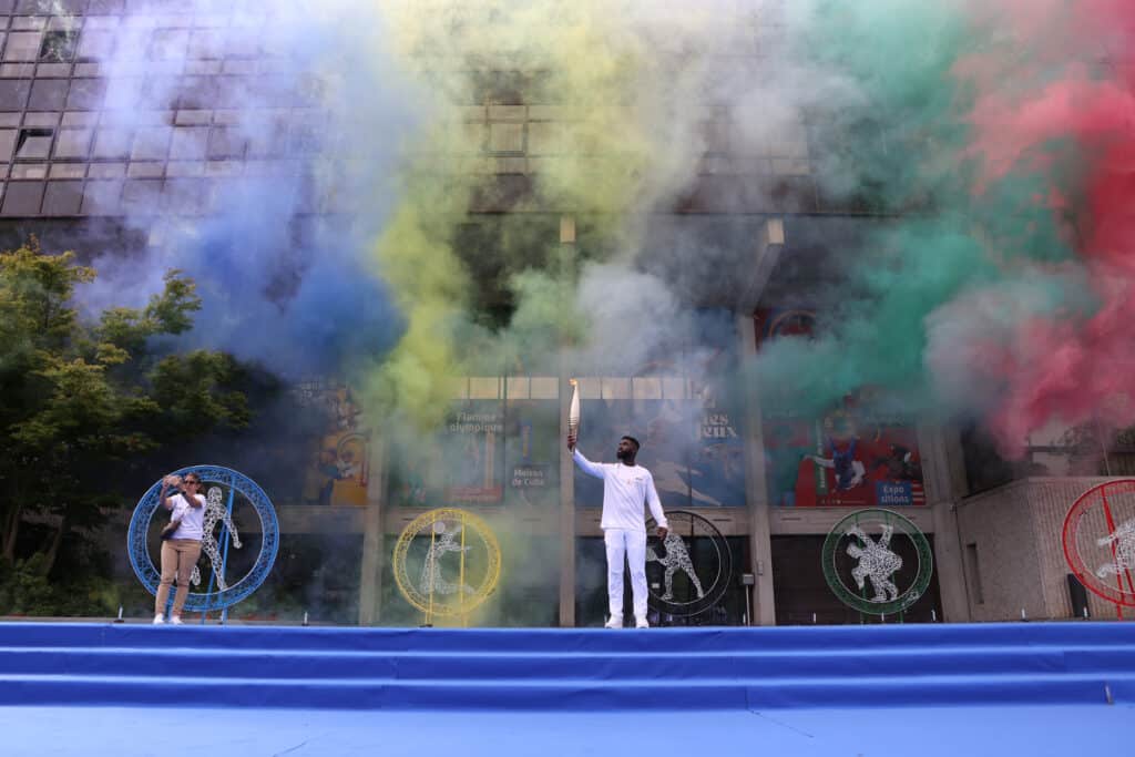 flamme olympique Seine-Saint-Denis