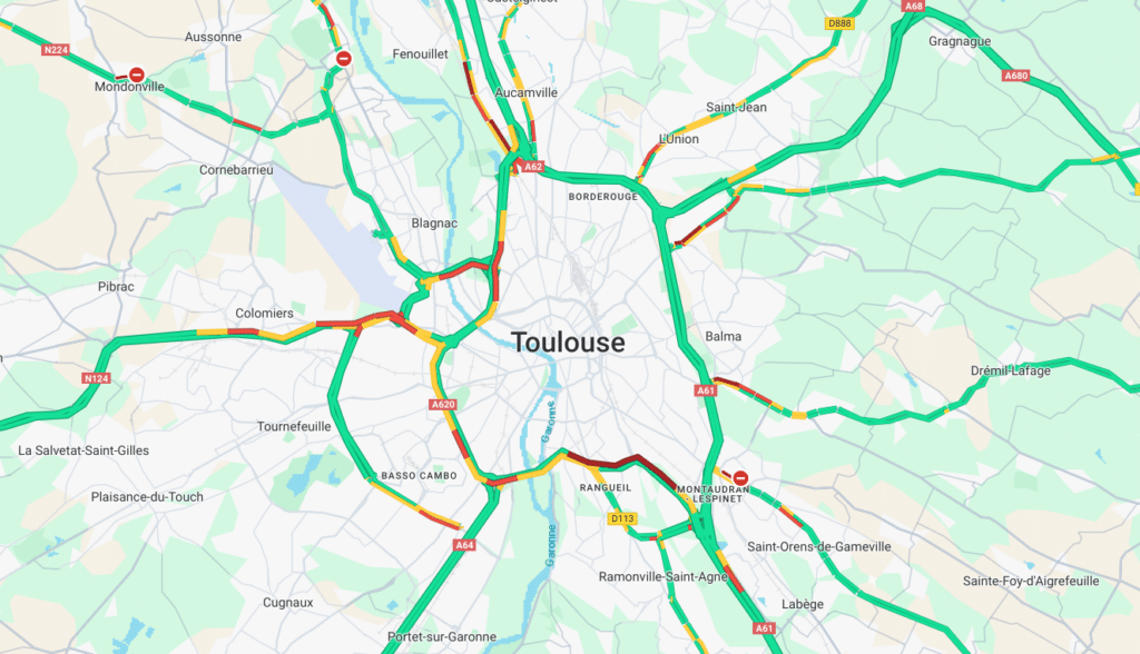 trafic toulouse