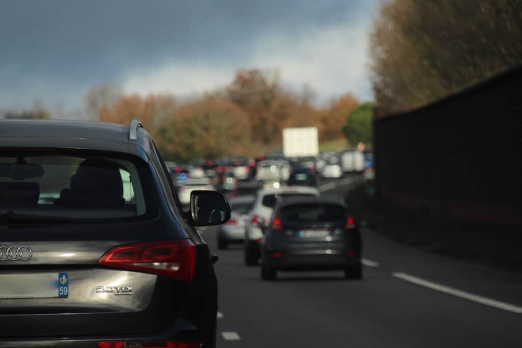 trafic bouchons Toulouse lundi