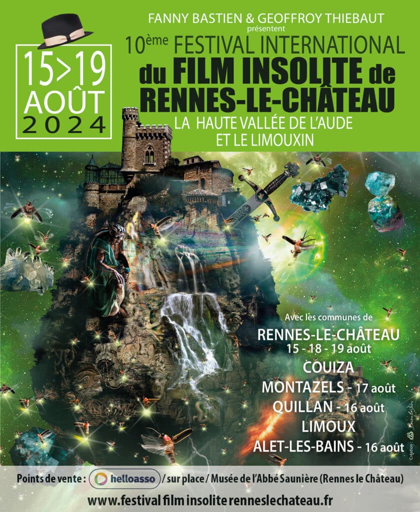 L'affiche du 10e Festival International du Film Insolite.