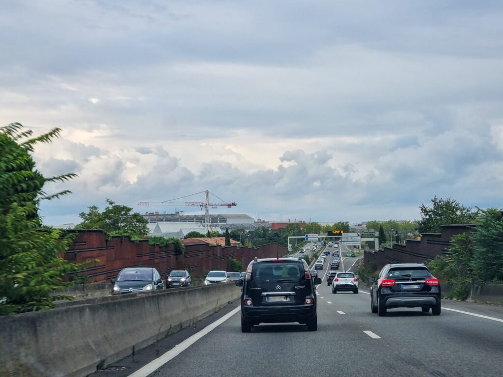 routes Toulouse bouchon jeudi
