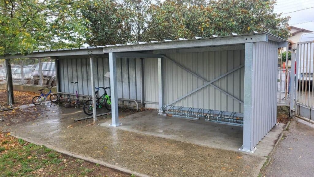 Extension abri vélos école Lardenne