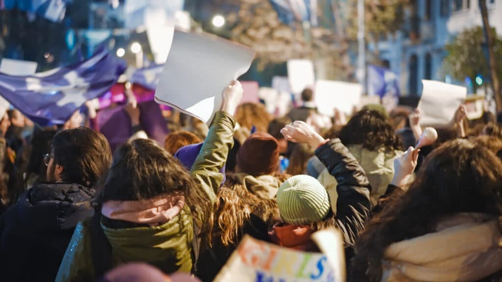 marche féministe agen
