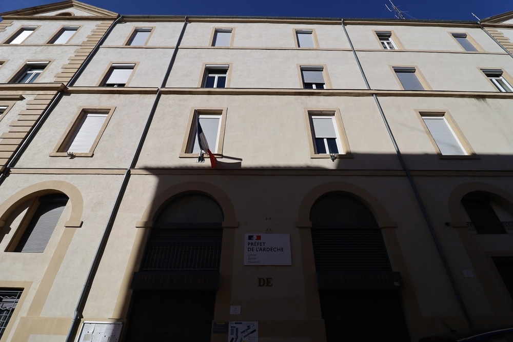 Ardèche vente préfecture