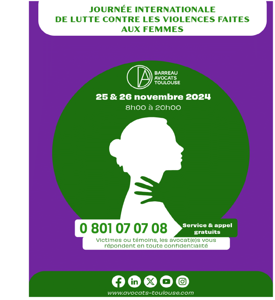 barreau Toulouse violences femmes