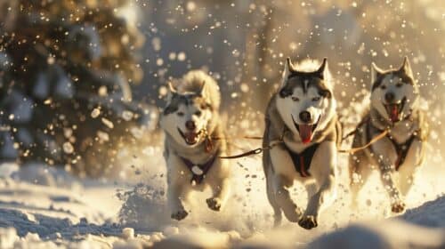 chiens traineau