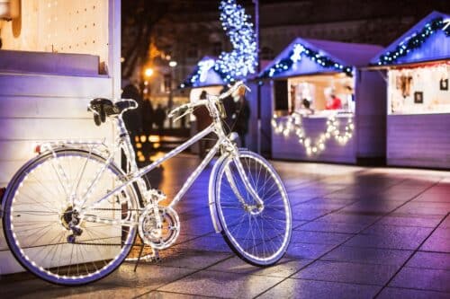 vélo lumineux Noël