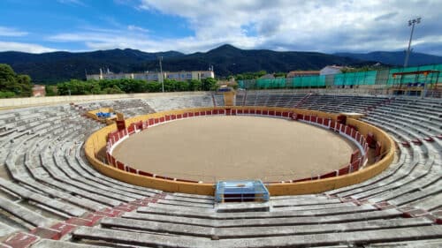 Les arènes de Céret, en 2021, dans les Pyrénées-Orientales.