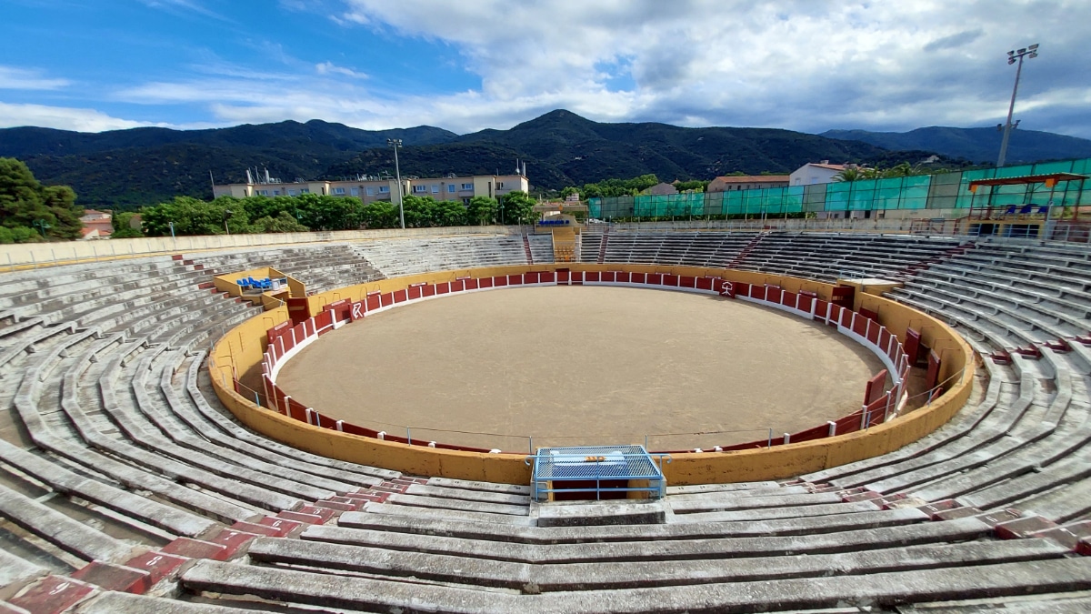 Les arènes de Céret, en 2021, dans les Pyrénées-Orientales.