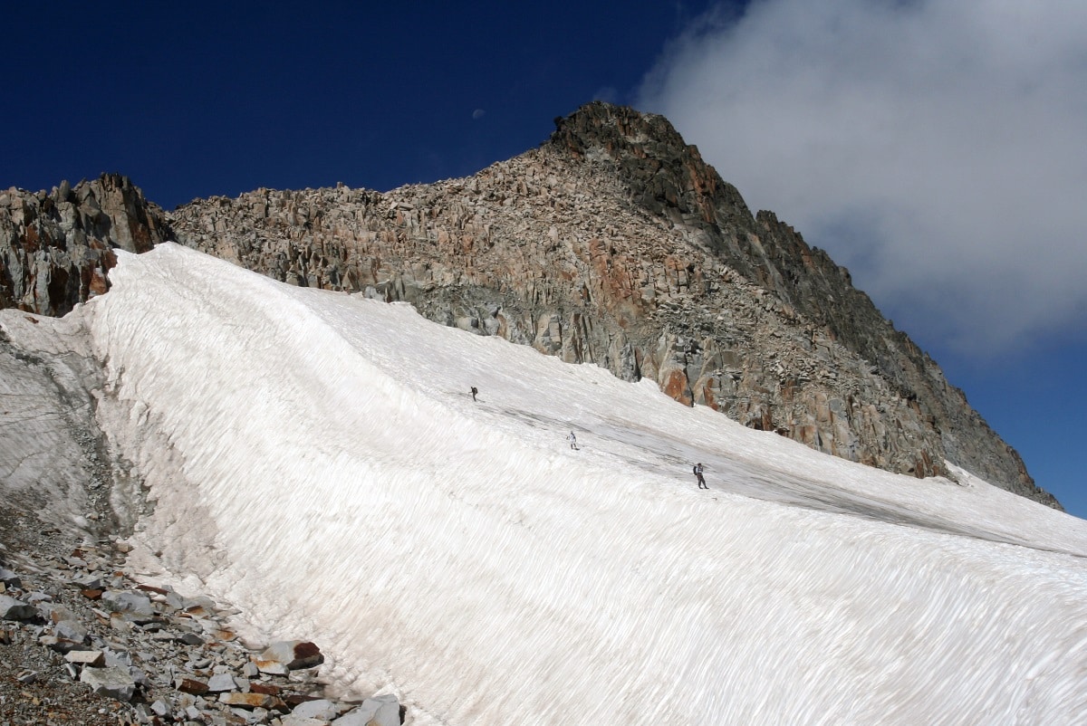 Le glacier du pic d'Aneto