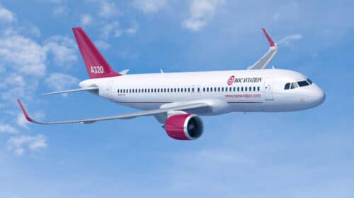 Une A320 aux couleurs de BOC Aviation.