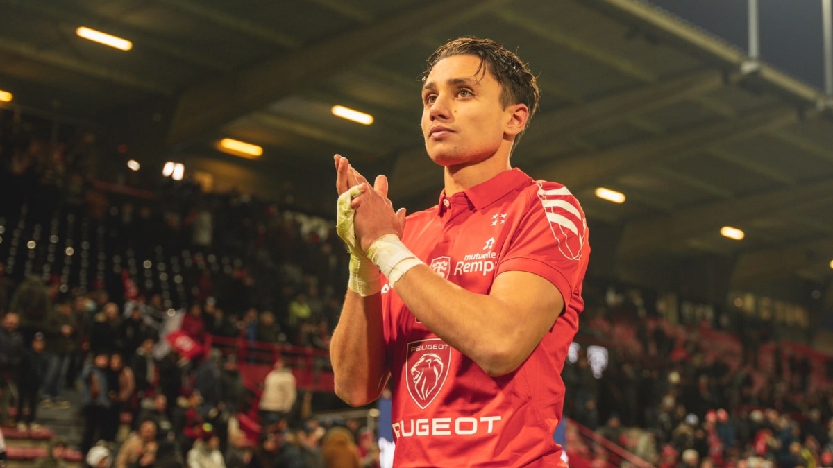 Ange Capuozzo, ailier ou arrière du Stade Toulousain.