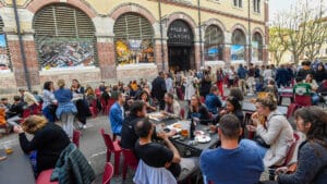 La Halle de Cahors en fête.