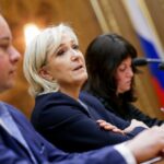 Marine Le Pen en visite à Perpignan