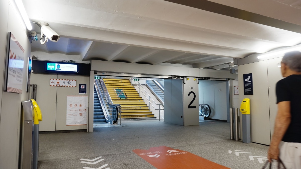 passage Toulouse gare métro