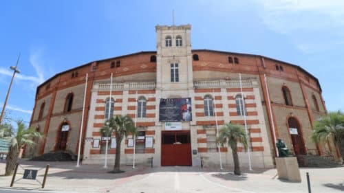 Les arènes de Béziers, vues de l'extérieur.
