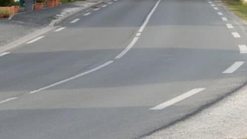 Une route départementale