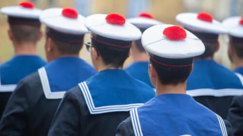 Des soldats de la marine française.