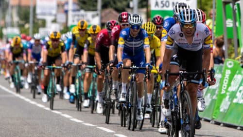 Le peloton du Tour de France.