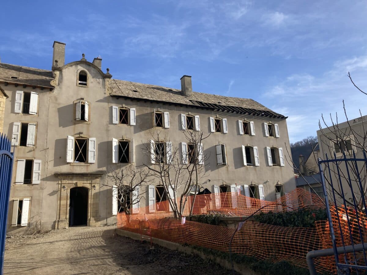 Travaux de réhabilitation de l'îlot Chatillon à Marvéjols en Lozère