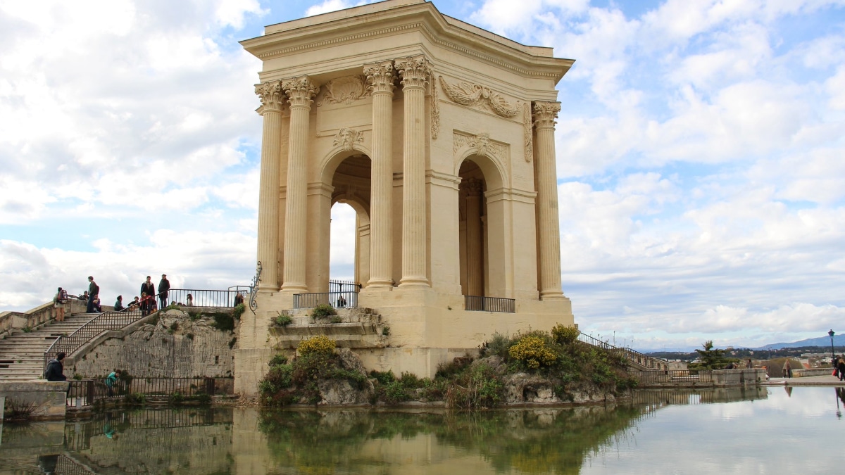 Le Peyrou est un lieu très prisé par les habitants de Montpellier.