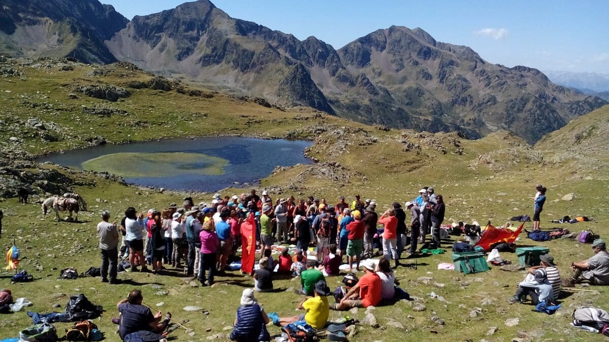 La Trobada au Port de Bouët dans la vallée de Vicdessos en Ariège © PNR Pyrénées Ariégeoises