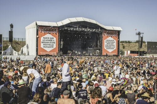Grande scène de la Fête de l'Humanité en 2019