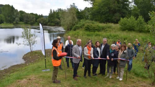 La gravière d’Espagnac-Sainte-Eulalie, dans le Lot, a fait l’objet d’un plan de renaturation.