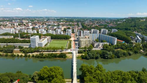 Vue sur le quartier Empalot, à Toulouse.