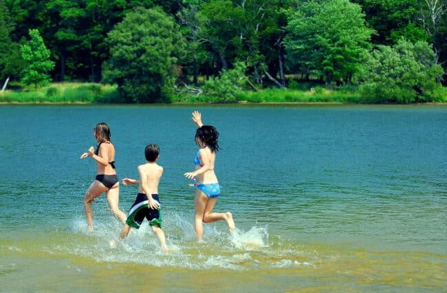 lac baignade