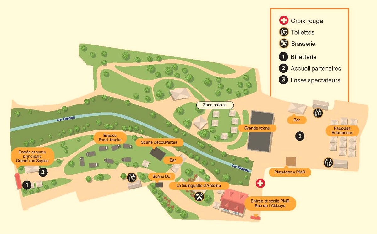Le plan de Montauban en Scènes 2025