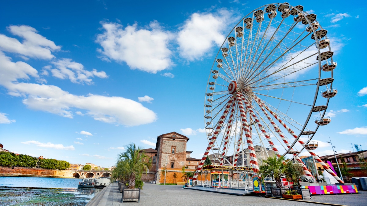 La grande roue revient dans la Ville rose à l'occasion de Toulouse Plages.