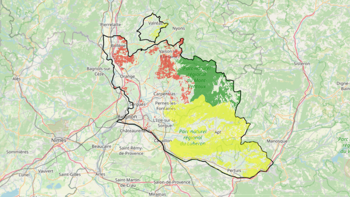Le Vaucluse reste placé en alerte orange en raison d’un risque élevé d'incendie en forêt.