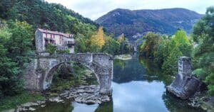 Loto du patrimoine : Le pont cassé de la Muse - Lozère © Bruno Calendini / Fondation du patrimoine