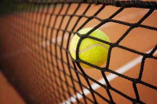 balle tennis filet