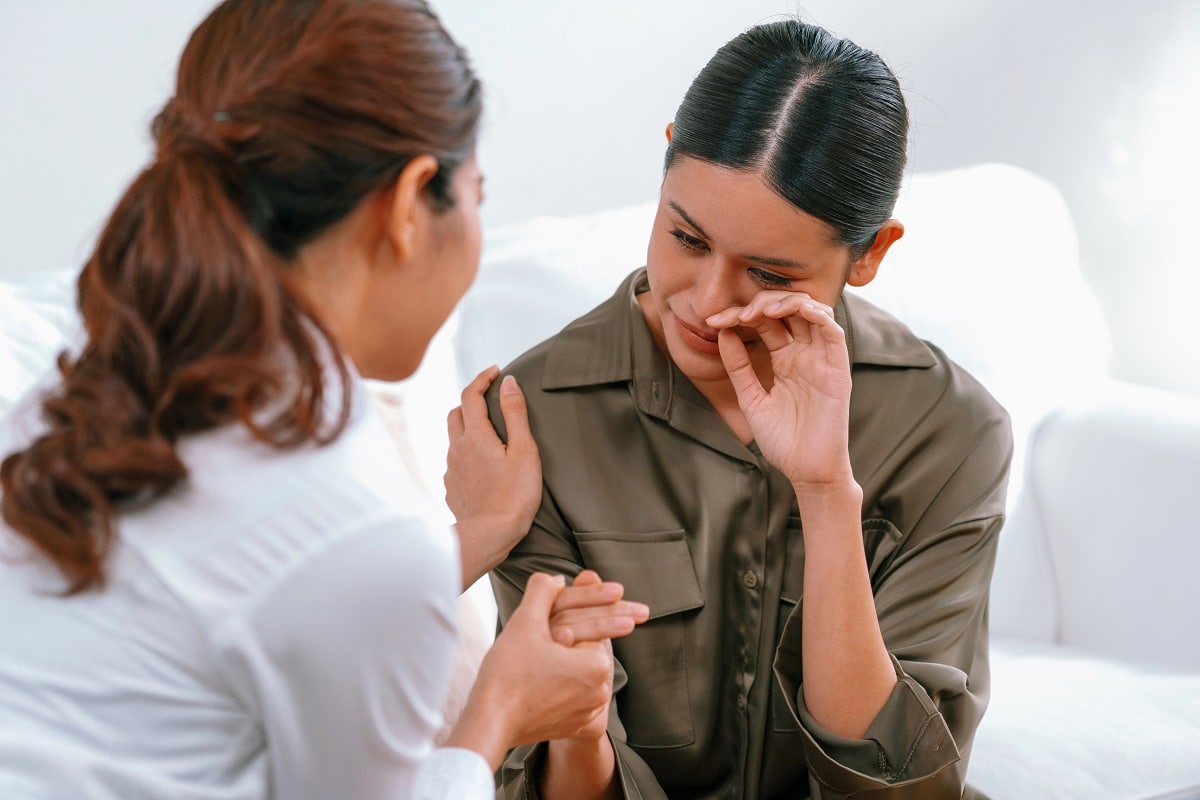 divorce avocat client triste