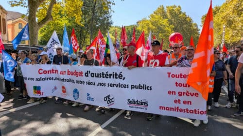 Selon la CGT, près de 40 000 personnes ont participé à la manifestation dans les rues de Toulouse, tandis que la préfecture en a compté 18 000.