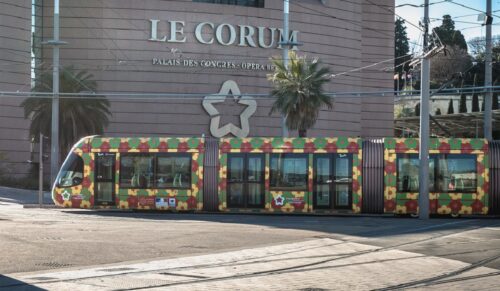 tramway Montpellier Corum