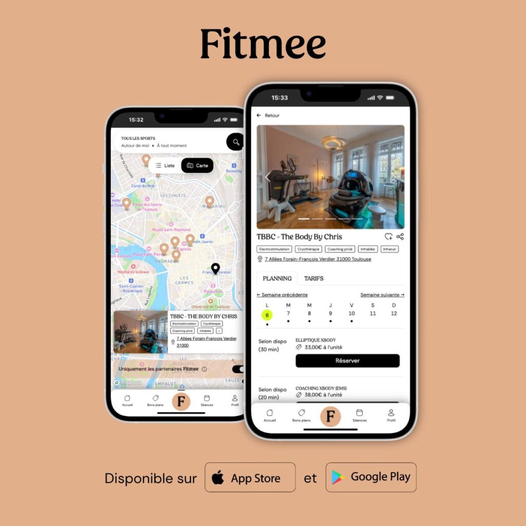 La plateforme permet de géolocaliser et de réserver les séances disponibles en salle ou avec des coachs sportifs dans la Ville rose et son agglomération