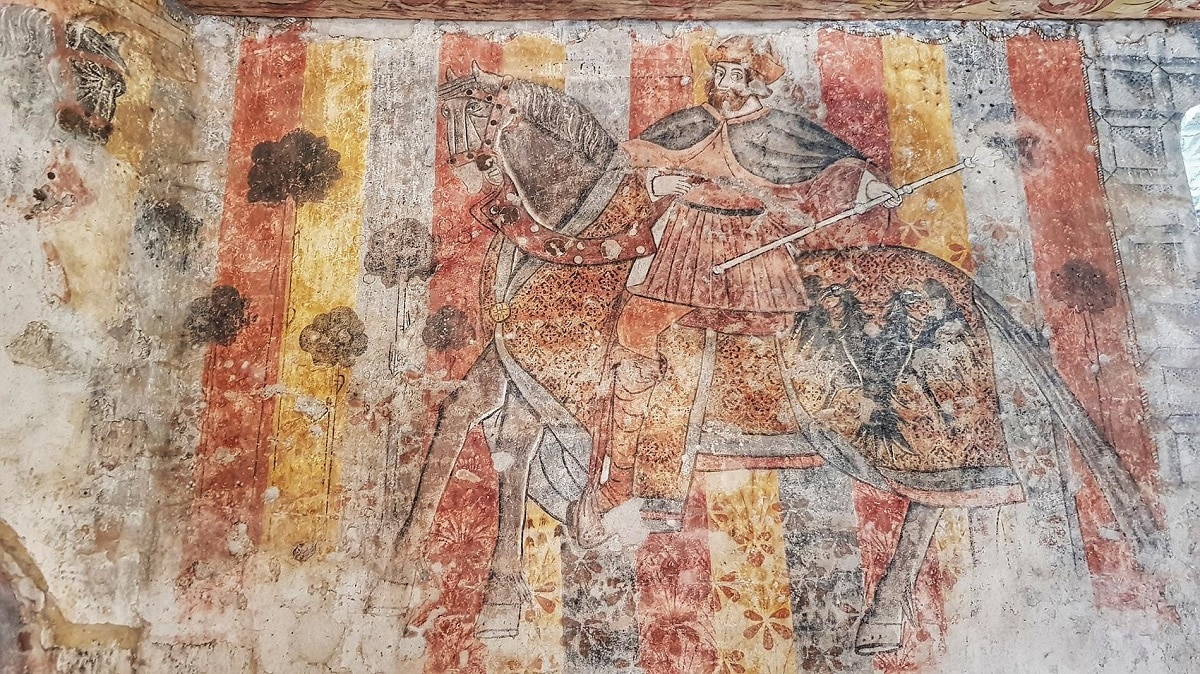 Château de Bioule peinture