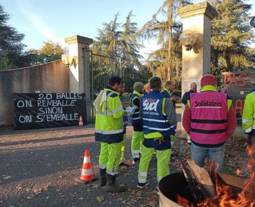 Les agents du Conseil départemental du Lot-et-Garonne poursuivent leur mouvement de grève