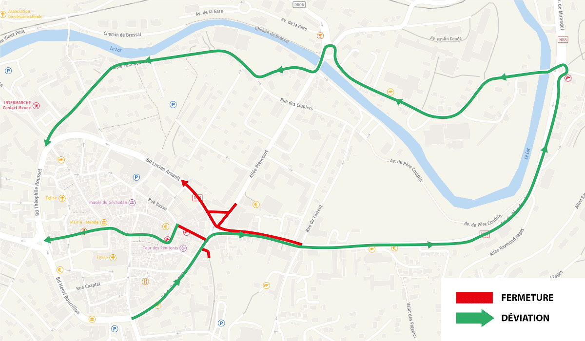 Différentes chaussées vont être réalisées durant ces vacances de la Toussaint, entraînant ainsi des perturbations sur le trafic routier.