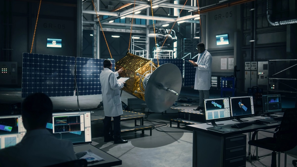 construction satellite