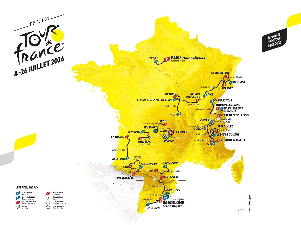 parcours TdF 2026